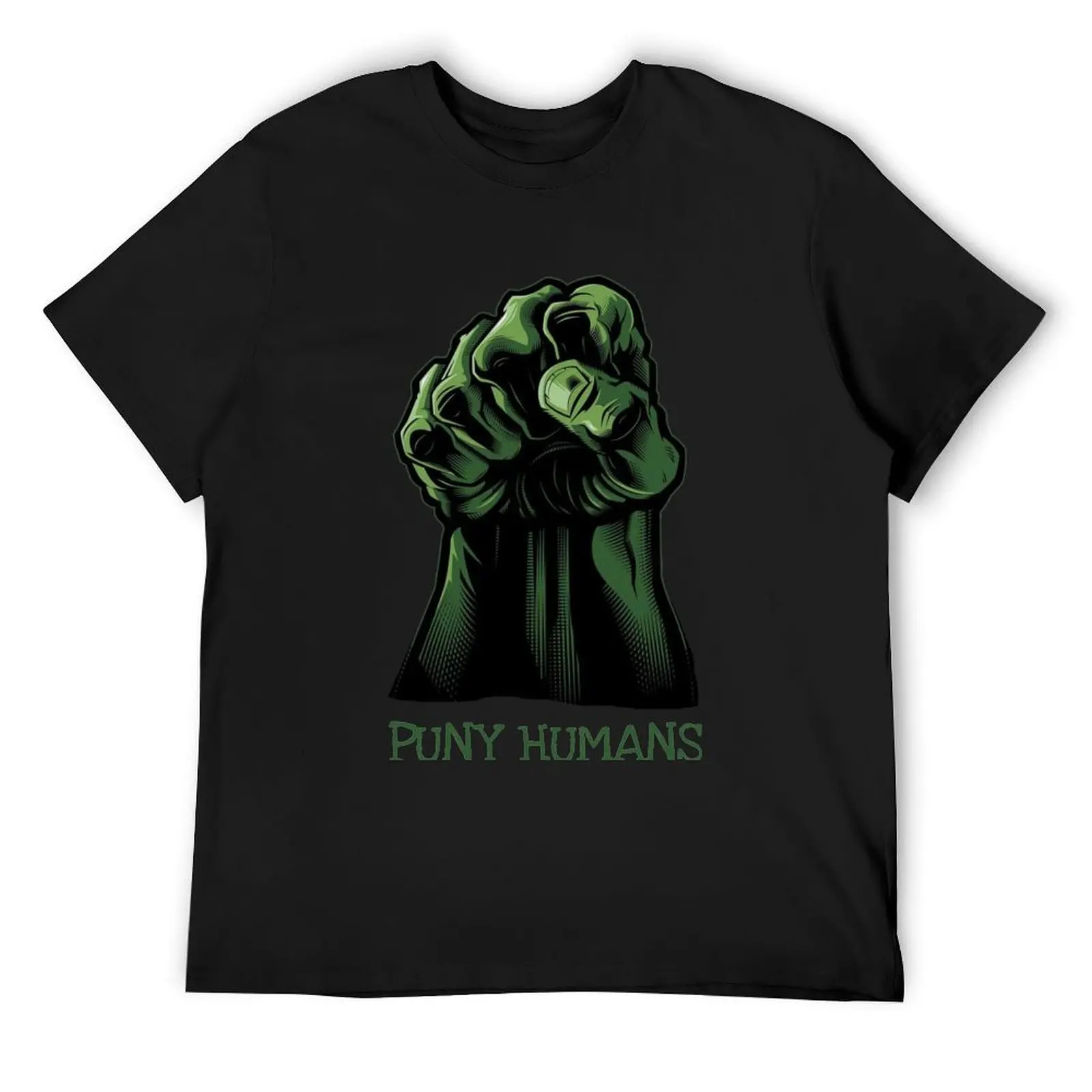 Puny Humans M ByTe T-Shirt Blouse anime figures black t shirts for men