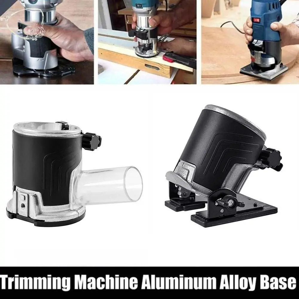 Woodworking Tools Router Base Power Tool Parts Dust Cover Trimming Machine Base High Quality Aluminum Alloy Milling Cutter Base