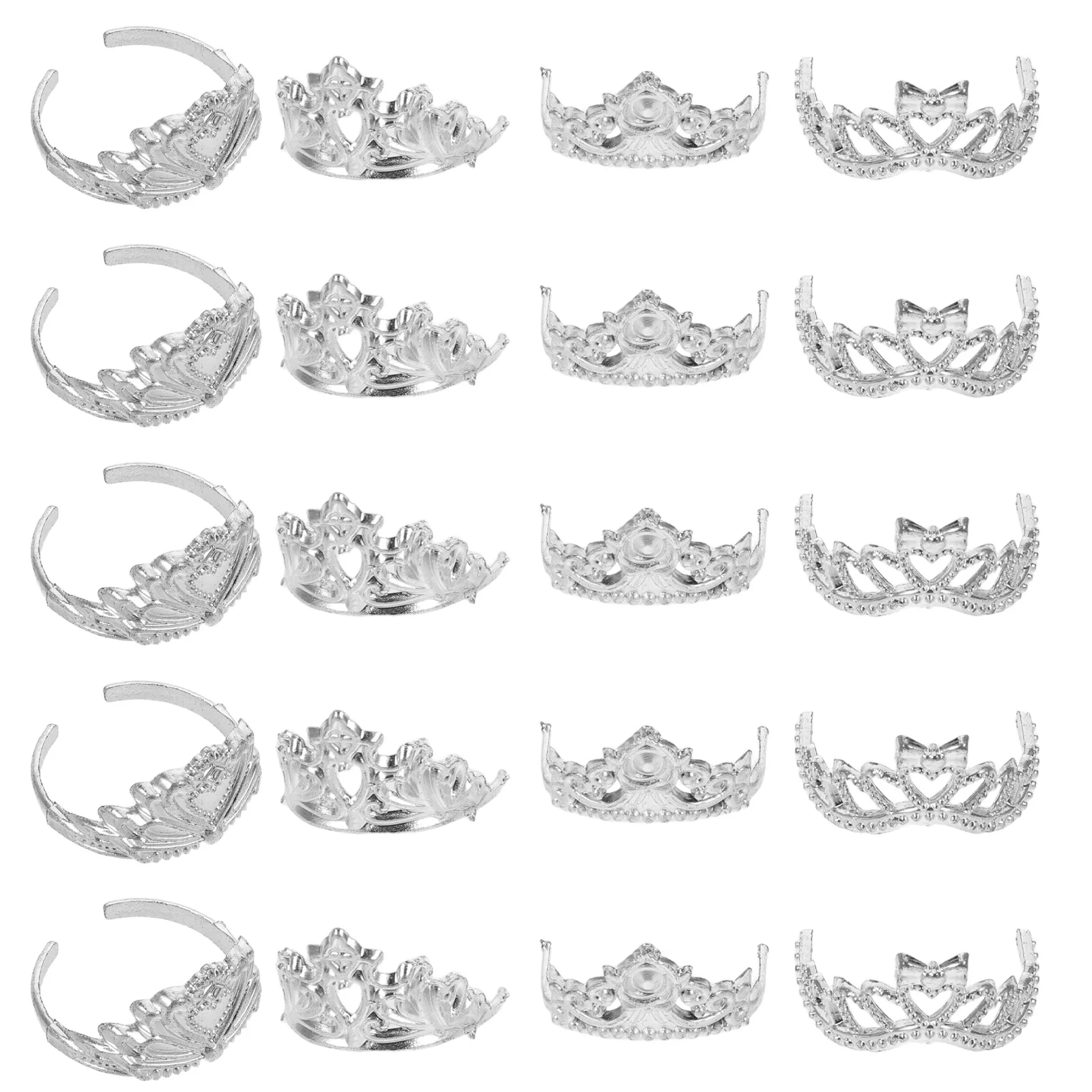 

80 шт. миниатюрных аксессуаров для волос в виде корон, мини-титановок для кукольных королев, для переодевания и ролевых игр, развивает творческие способности