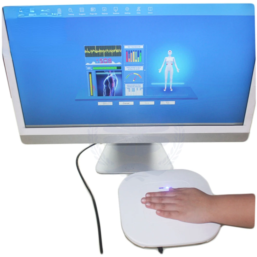 Quantum Resonance Magnetic Analyzer Infrared Sensing Touch Quantum Body Analyzer With 52 Reports