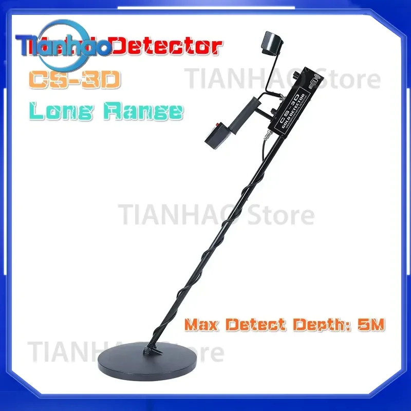 Hot Sales Long Range Metal Detector for Underground Gold Detection Silver Coin Scanner Prospecting with Ground Balance and