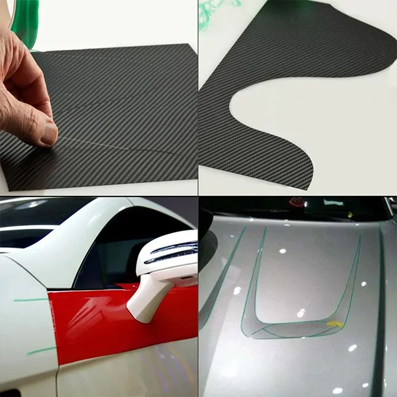 5/10/50 متر الفينيل التفاف ملصقات السيارات سكين شريط تصميم خط لتغليف فيلم أدوات القطع فيلم السيارة #3