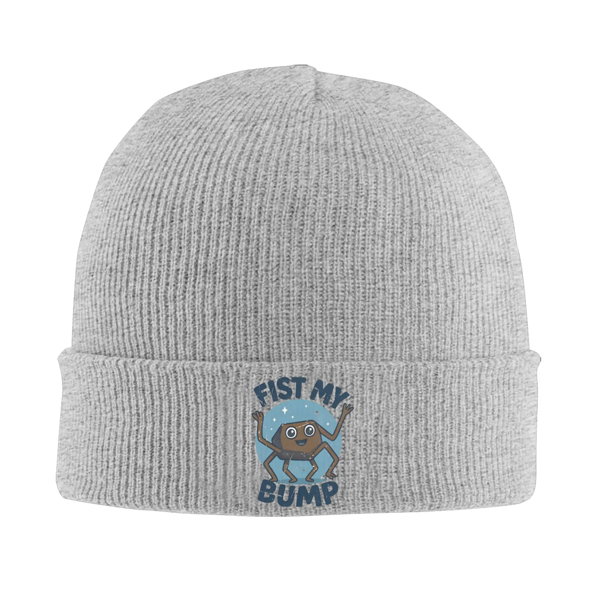 Adult Unisex Fist My Bump 2026 Beanie Hats Project Hail Mary Street Knit Hat Autumn Winter Hippie Caps Elastic Bonnet Hats