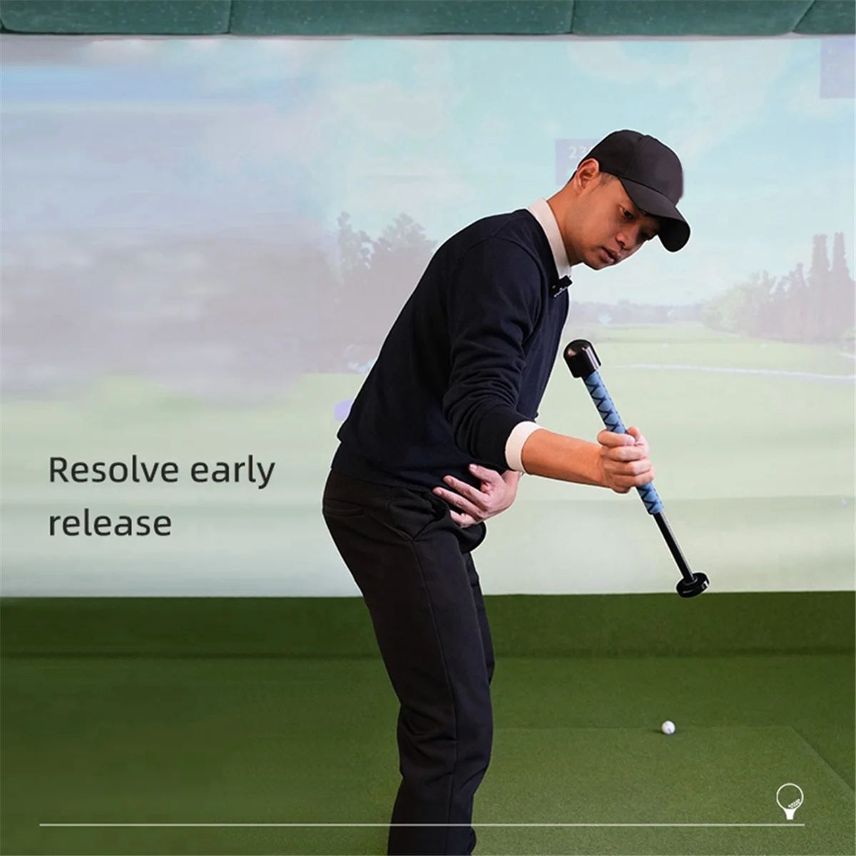 QA88X Тренировочные пособия по качелях для гольфа Тренировочная клюшка для гольфа в помещении и на открытом воздухе Аксессуары для тренировок по гольфу