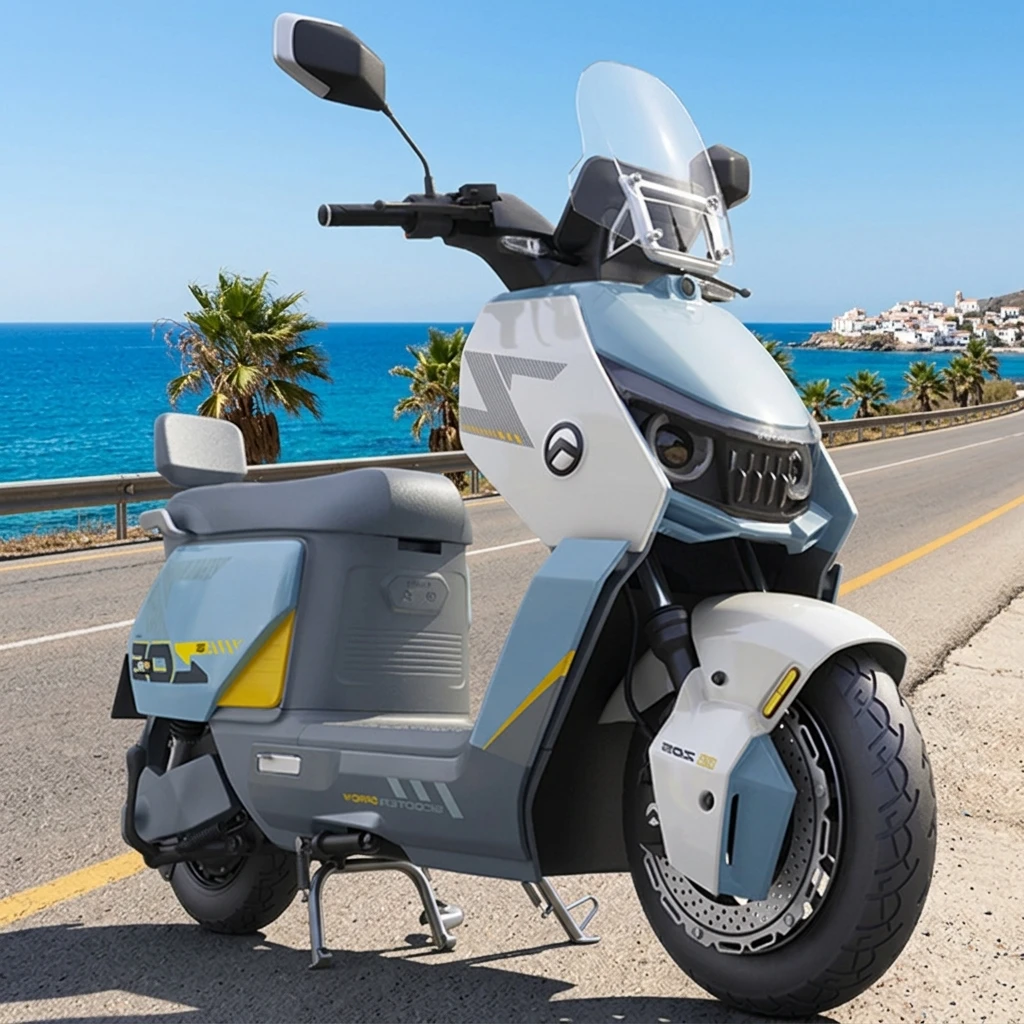 Nitrogen Boosts Speed to 120 Kilometers Per Hour. Multimedia Sound Effects. 72V High-power Energy Recovery Electric Motorcycle.