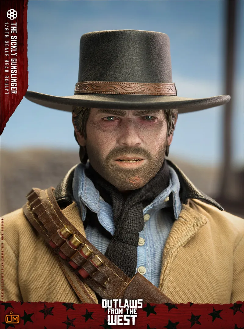 

[В наличии] LIMTOYS LIM008 1/6 Western Cowboy Outlaw Sharpshooter Red Dead Redemption Фигурка солдата Набор фигурок Модель