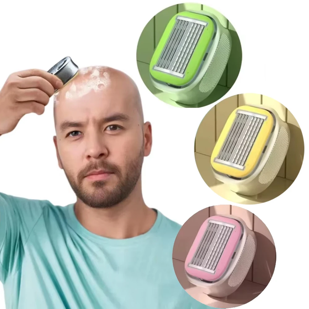 Whityle SH01 Multifuntion Shaving Head Tool for Men Mini Protable Safety Haircut Razor with Storage Box Novelty Gift for Men