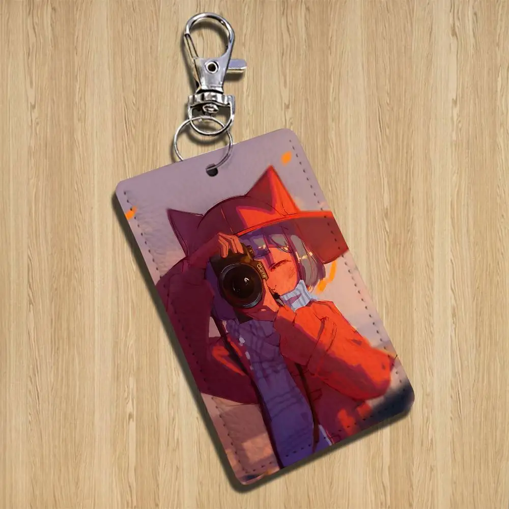 cute Niko game OneShot Holder For Bank Business Work Card Holder Student Card Case Bus Card Keychain - view 5