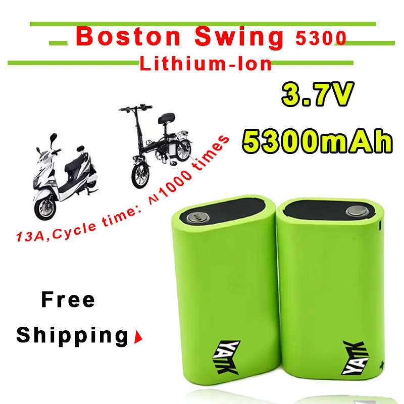 

For BOSTON POWER SWING 5300mAh 3.7V Replacement Battery Low Temperature 2/4/8Pcs Fuel Lithium Batteries Cell 13A Discharge