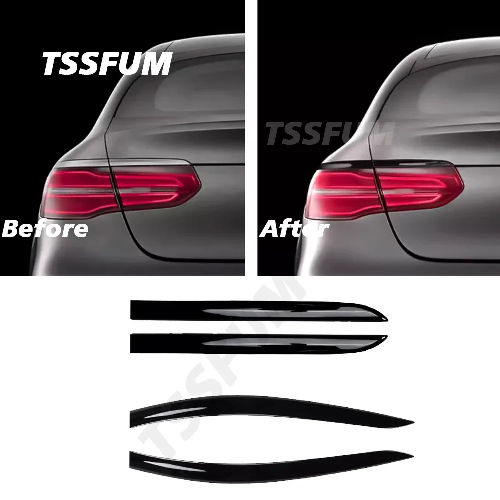 Car taillight sticker Car Rear Wing Spoiler Triangle Window for Mercedes Benz C253 GLC Coupe 2016 2017 2018 2019 2020 2021 2022