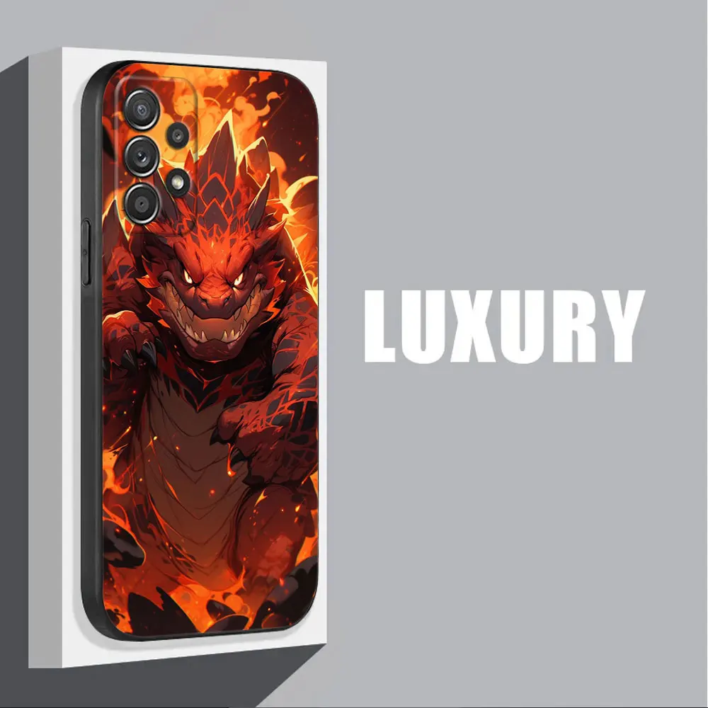 CHARIZARD CHARMELEON Pokemon Phone Case For Samsung Galaxy A15 A25 A24 A23 A22 A21S A20s A13 A10 A05S A04 A03 A02 A14 Soft Cover image 4