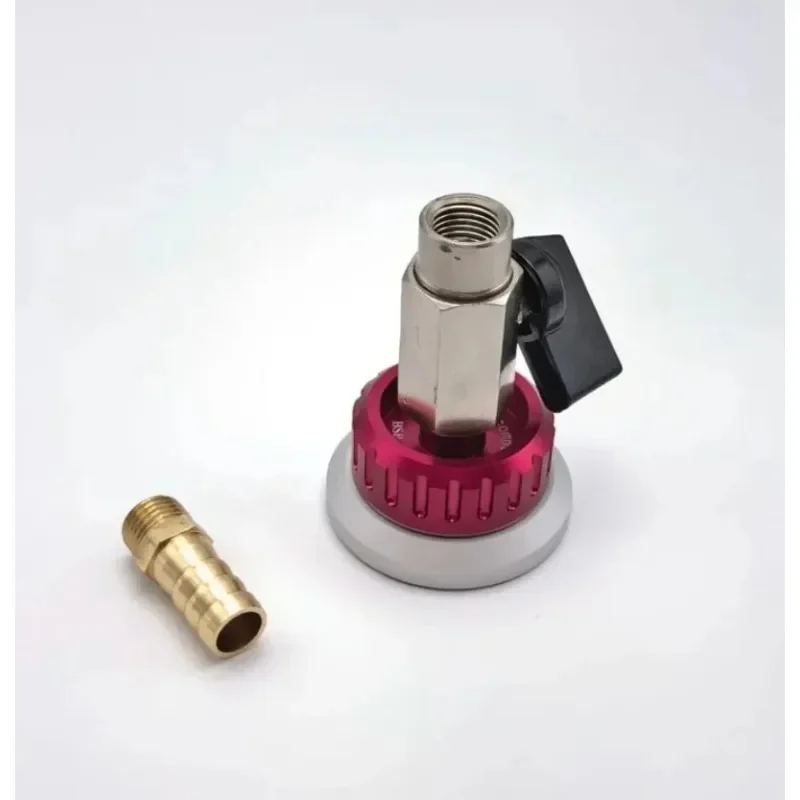 Vacuum Valve Nozzle Self Sealing Metal Reusable  Bag Connector for Prepreg Vacuum Process Carbon Fiber Resin Infusion TBC2