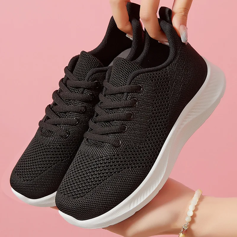 2024 Women's shoes summer new soft sole comfortable casual shoes trend sports women's shoes