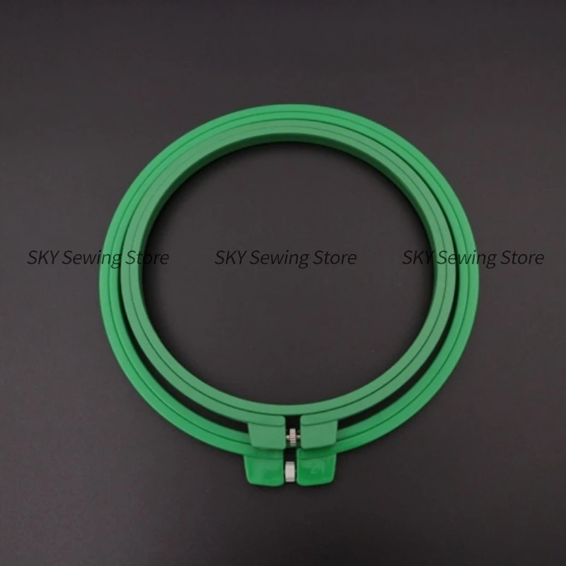 1PCS Flower Stretch Frame Stand Taboret White and Green plastic ring for Tajima Barudan Swf Feiya Zsk Happy Domestic Embroidery