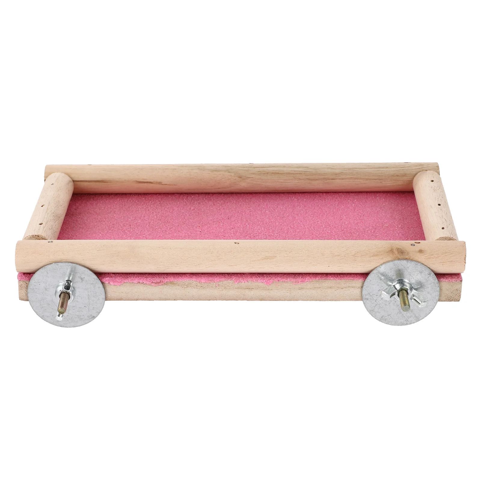 

Birds Jumping Board Sturdy Wood Parrot Claw Grinding Plaything for Pet Bird Rest Exercise Frosted Board for Birds Claw