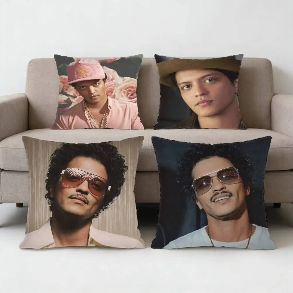

Bruno Mars The Romantic Pillow Case Sofa Living Room Bedroom Headboard Backrest Cushion Square Cushion Nap Time