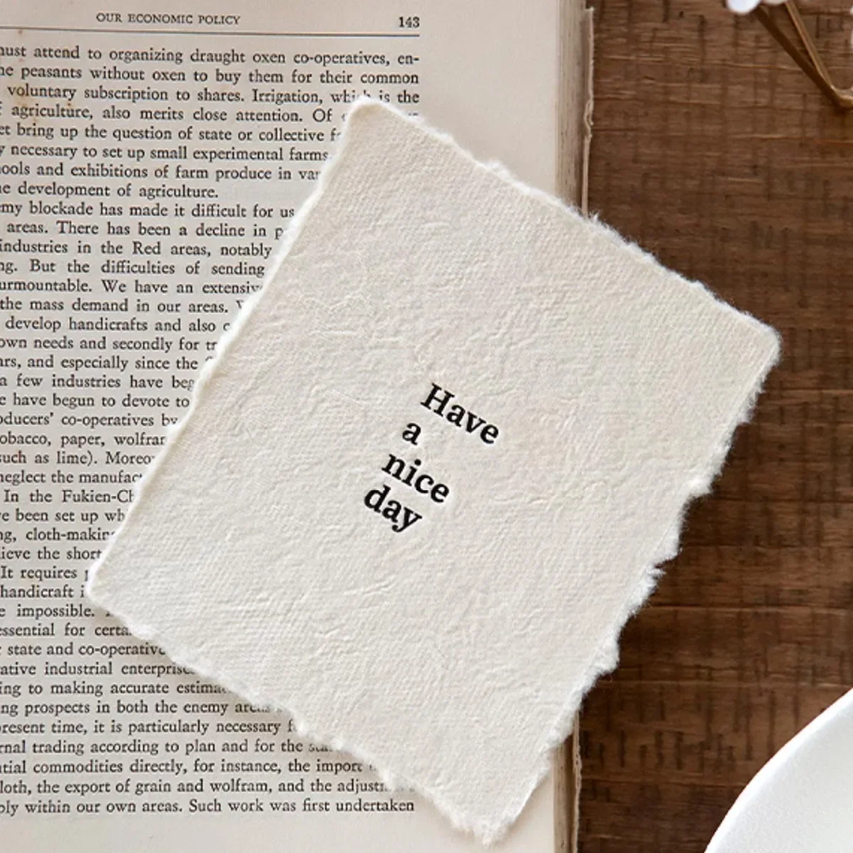 1PC Ins Cold Style Literary English Rough Edge Calendar Card Nail Jewelry Shooting Photo Props Background Decoration Ornaments