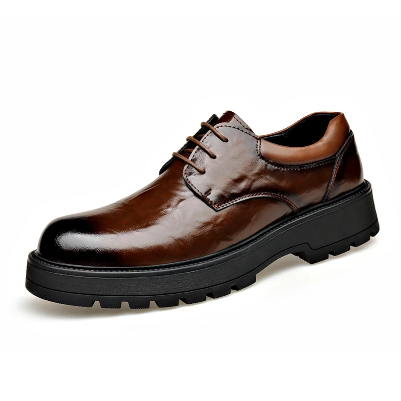 

Men's business casual leather shoes, oversized fashionable casual shoes, men's formal wear, men's shoes, comfortable loafers
