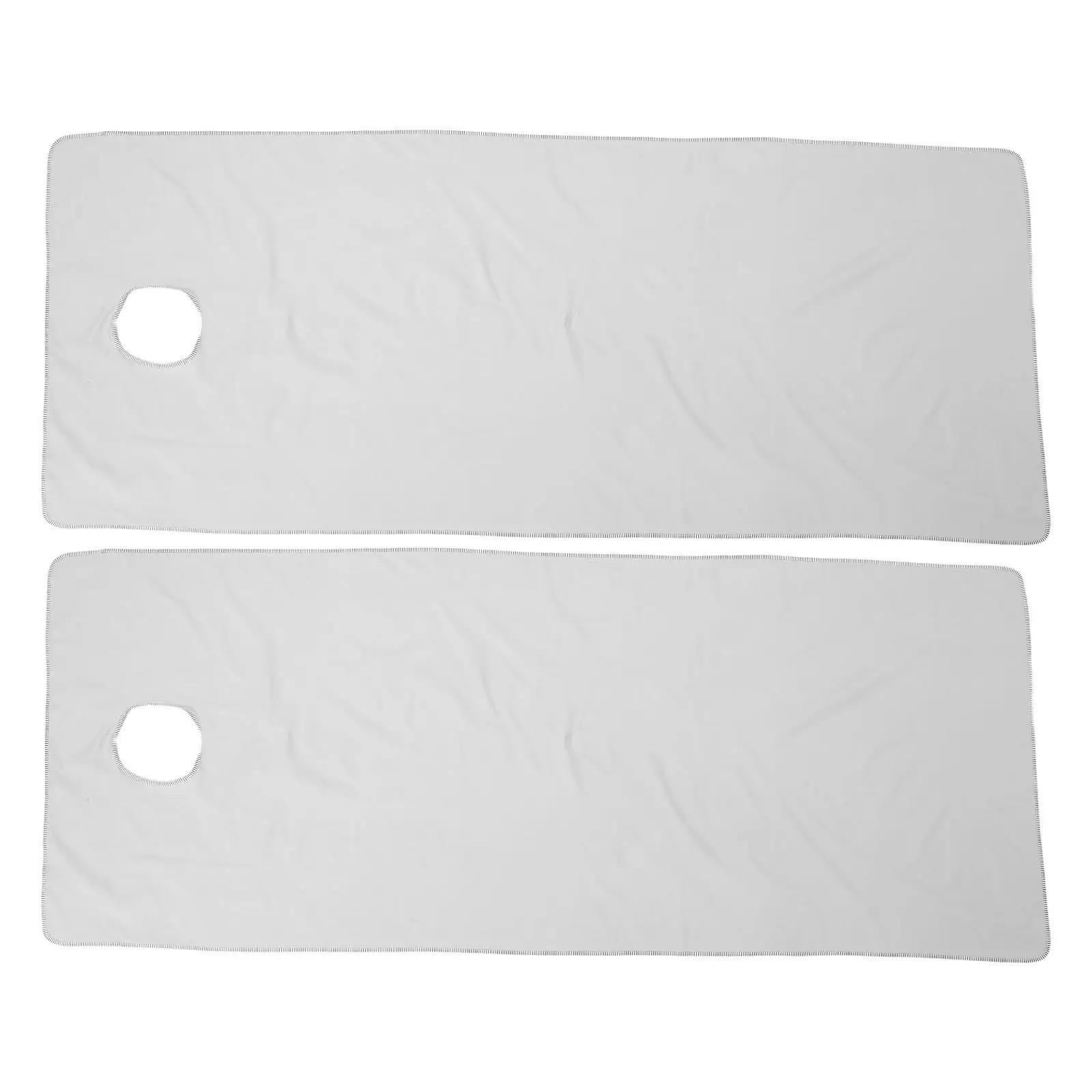 

2Pcs Washable Cotton Massage Bed Sheet Set Facial Hole Design for Spa Salon Esthetician Reusable Quick-Drying Massage Table