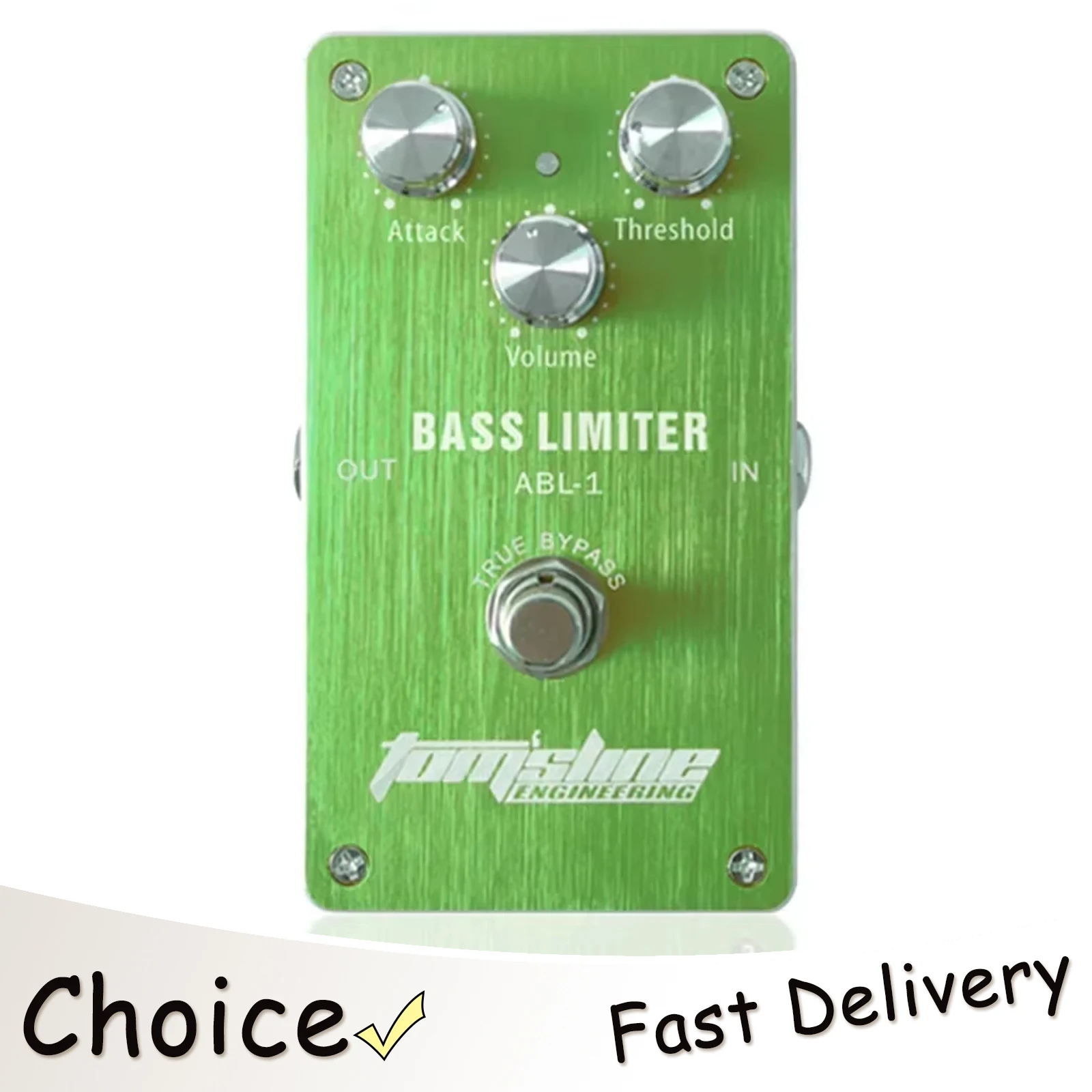 

Гитарная педаль-лимитер AROMA Bass Limiter, эффект True Bypass, корпус из алюминиевого сплава, педаль эффектов для электробаса ABL-1, аксессуары для бас-гитары