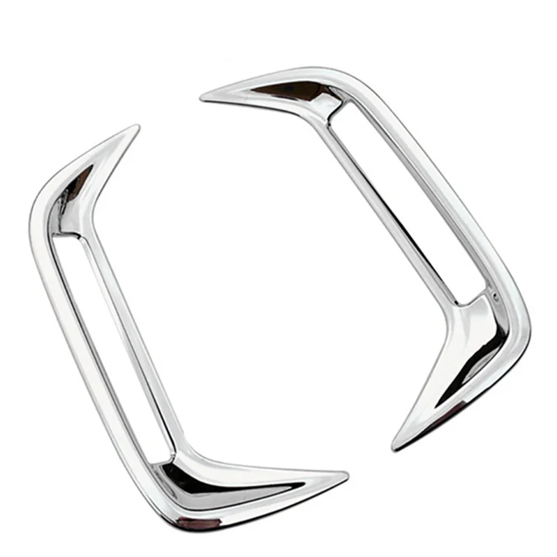 

A10E-Car Chrome Rear Reflector Fog Light Lamp Cover Fog Light Cover Trim Bezel Frame Car Styling For Toyota YARIS Cross 2020 202