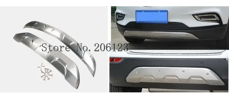 for Opel Mokka & Encore bull bar skid plate/bumper protector guard,front&rear, 2PCS,high value,2013-2015 or 2016-2018