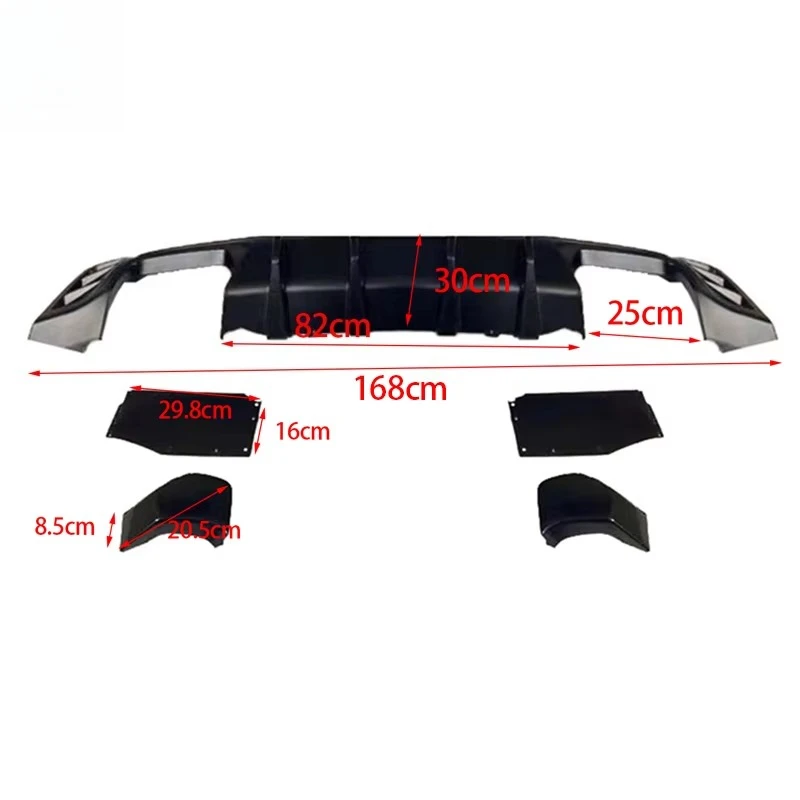 اكسسوارات السيارات المصد الخلفي الشفاه الناشر لشروليه كامارو Zl1 SS 2015 2016 2017 2018 2019 2021 2022