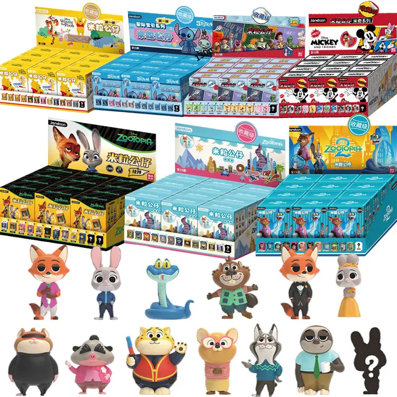 

Игрушки-сюрпризы JANDOOM: Коллекционные фигурки Дисней (Тачки, Микки Маус, Винни, Зверополис, Дораэмон), куклы-модели, подарки