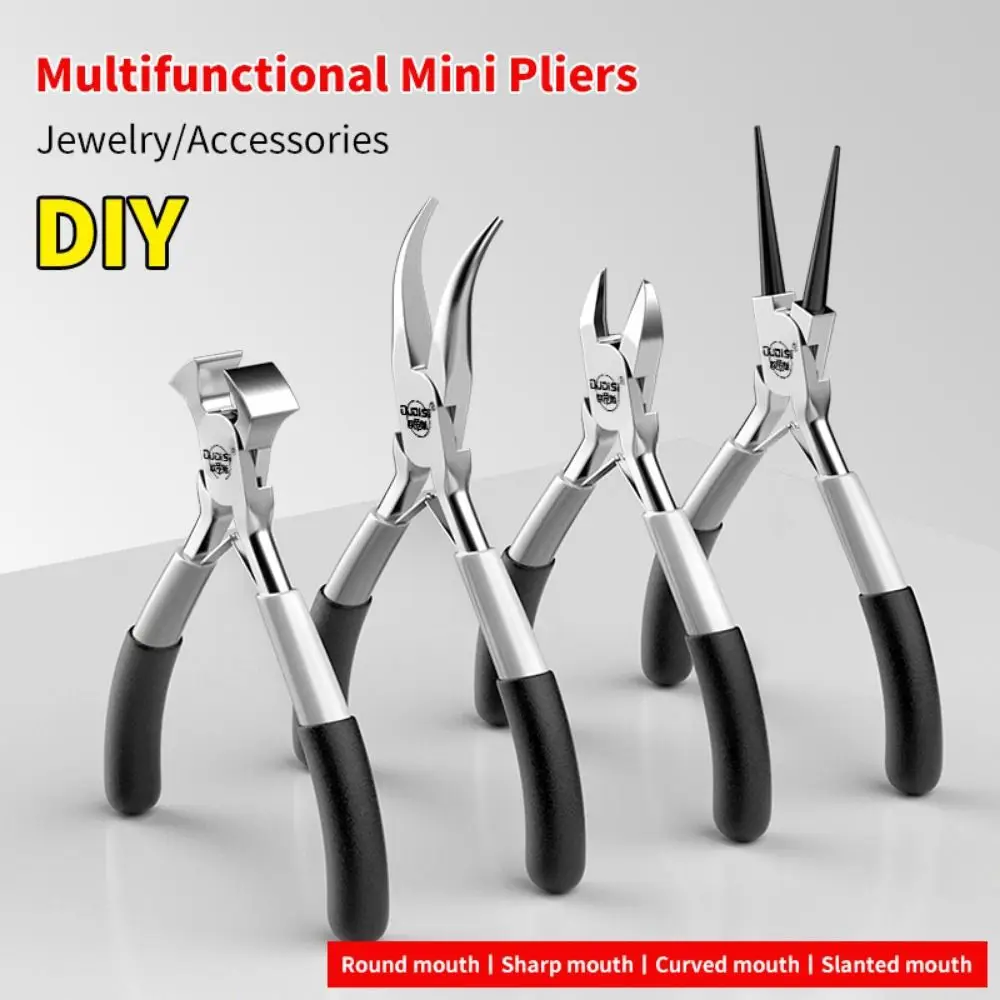 Jewelry Making Plier Mini Wire Cutting Pliers Multi-purpose Needle Nose Pliers for DIY Small Jewelry Handcraft Beading