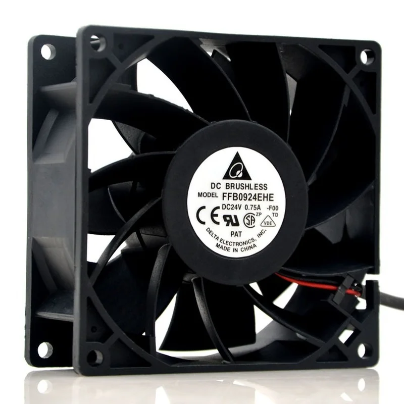 

New cooler Cooling Fan For Delta FFB0924EHE 24V 0.75A 9038 9238 9CM ABB Server Inverter Axial Fan