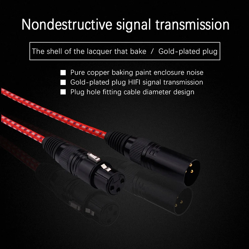 YYTCG Hifi kabel XLR wysokiej jakości 3 Pin 2 XLR męski na 2 XLR żeński kabel audio 1m 2m 3m 5m