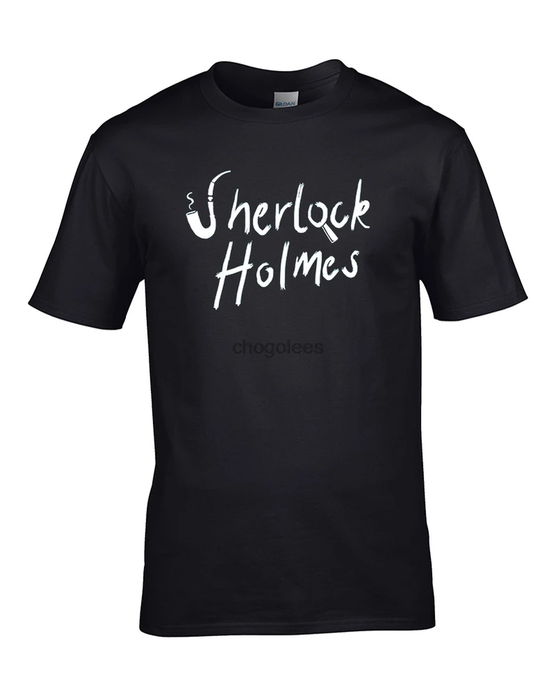 SHERLOCK HOLMES- Private Dic Fictional Detective inspired Mens T shirt