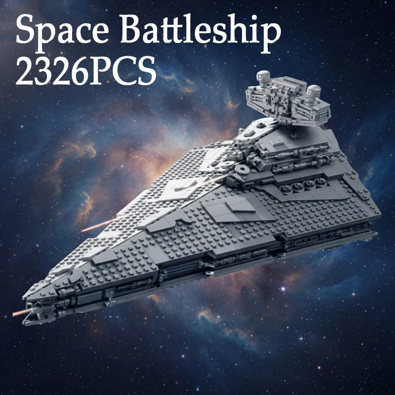 

2326PCS Space War Battleship Building Blocks Toys Assembly Small Particle Spaceship Bricks Model Sets Gifts For Kids Teens Adult