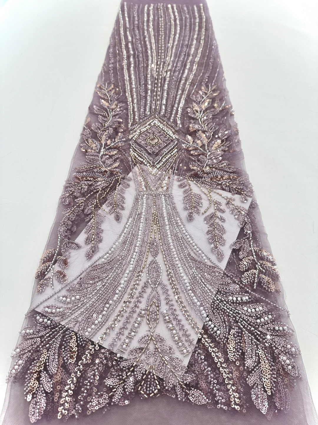 아프리카 나이지리아 비즈 프랑스 메쉬 레이스 스팽글 고품질 2025 자수 레이스 스팽글 레이스 웨딩 드레스 여성용