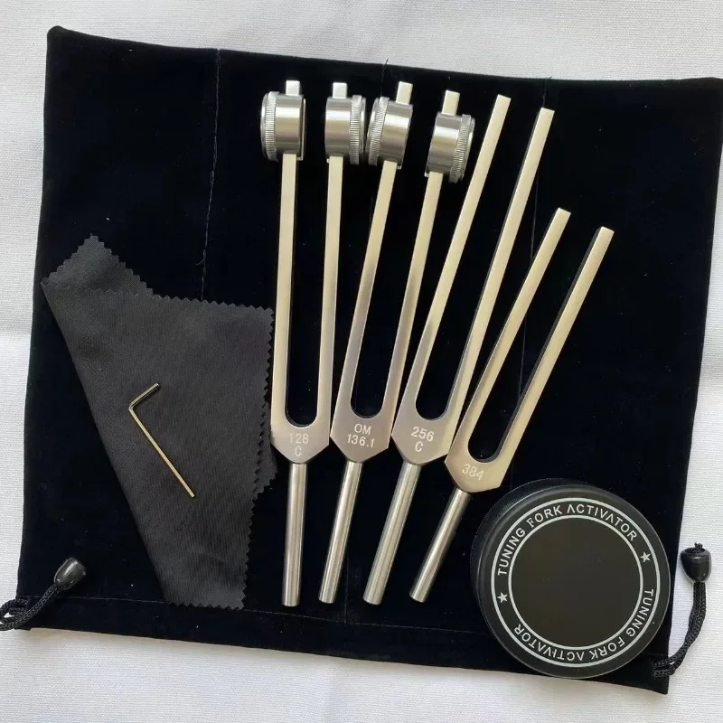 Aluminium Alloy Tuning Forks Full Set Healing 512hz Diapasons Medical Tuning Fork Chakras Therapy 136.1 128 256 512 528 384Hz