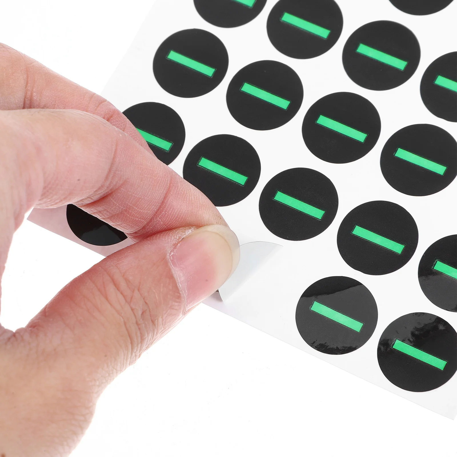 4 Sheets Polarity Safety Stickers Warning Labels Self Adhesive Waterproof Electrical Panel Warning Stickers