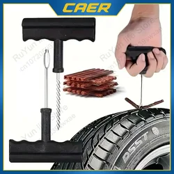 CAER Car Tire Repair Tools Kit Flat Tyre Emergency Puncture Plug Set Universal Motorcycle Strips Stiring Glue for Tubeless Tires