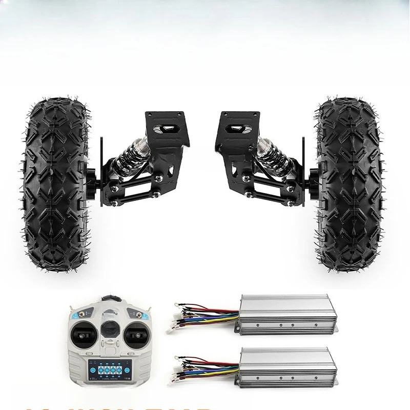 

10-Inch Off-Road Wheeler Mini Electric Golf Cart Motor Conversion Kit with Remote Control