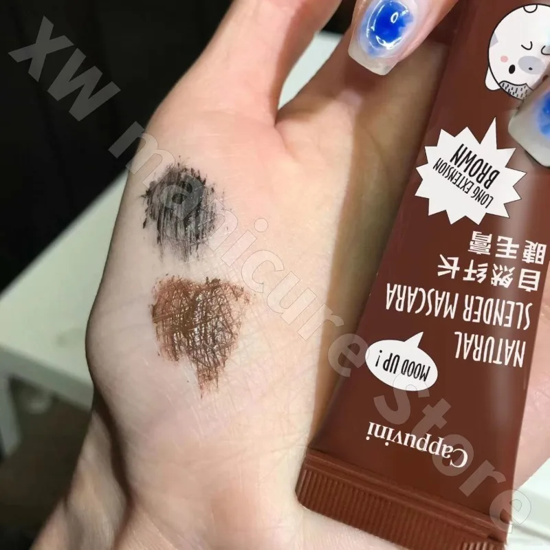 해바라기 마스카라 블랙 브라운 세트 방수 땀 방지 안티 블루밍 천연 컬링 길고 두껍고 오래 지속되는 확대 눈 16ml