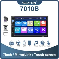 SEPTON 2DIN Auto Audio Car MP5 Multimedia Player 7010B for Universal Car MP5/BT/FM/SWC Radio 7\