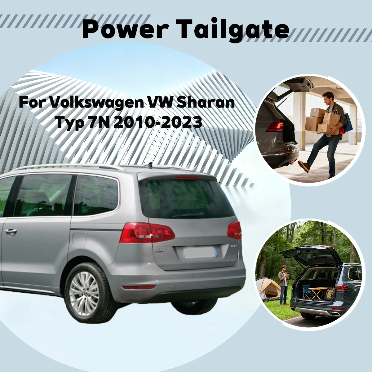 For Volkswagen VW Sharan Typ 7N 2010-2023 Car Automatic Lifting Electric Tailgate Lock Module Closing System