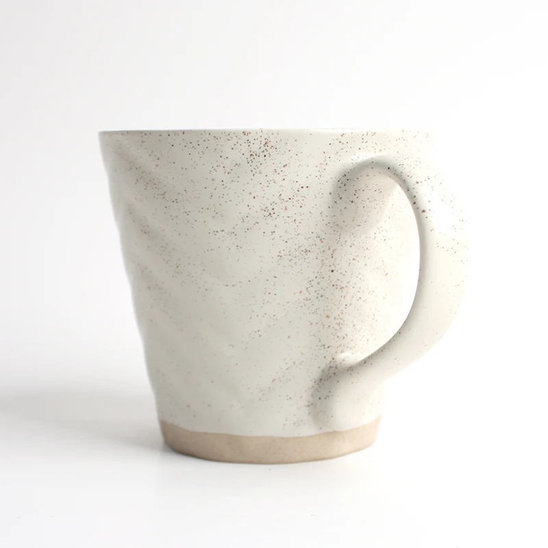 Premium 14oz Ceramic Mug Sesame Glaze Matte Finish Elegant Durable Design Perfect for Coffee Milk Tea Home Office Modern Cup