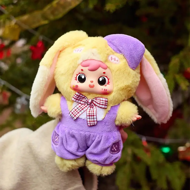 Porte-clés en peluche série café Samuel Kawaii, pendentif de sac de poupée, figurines d'action en vinyle, jouets à collectionner, boîte mystère, cadeau