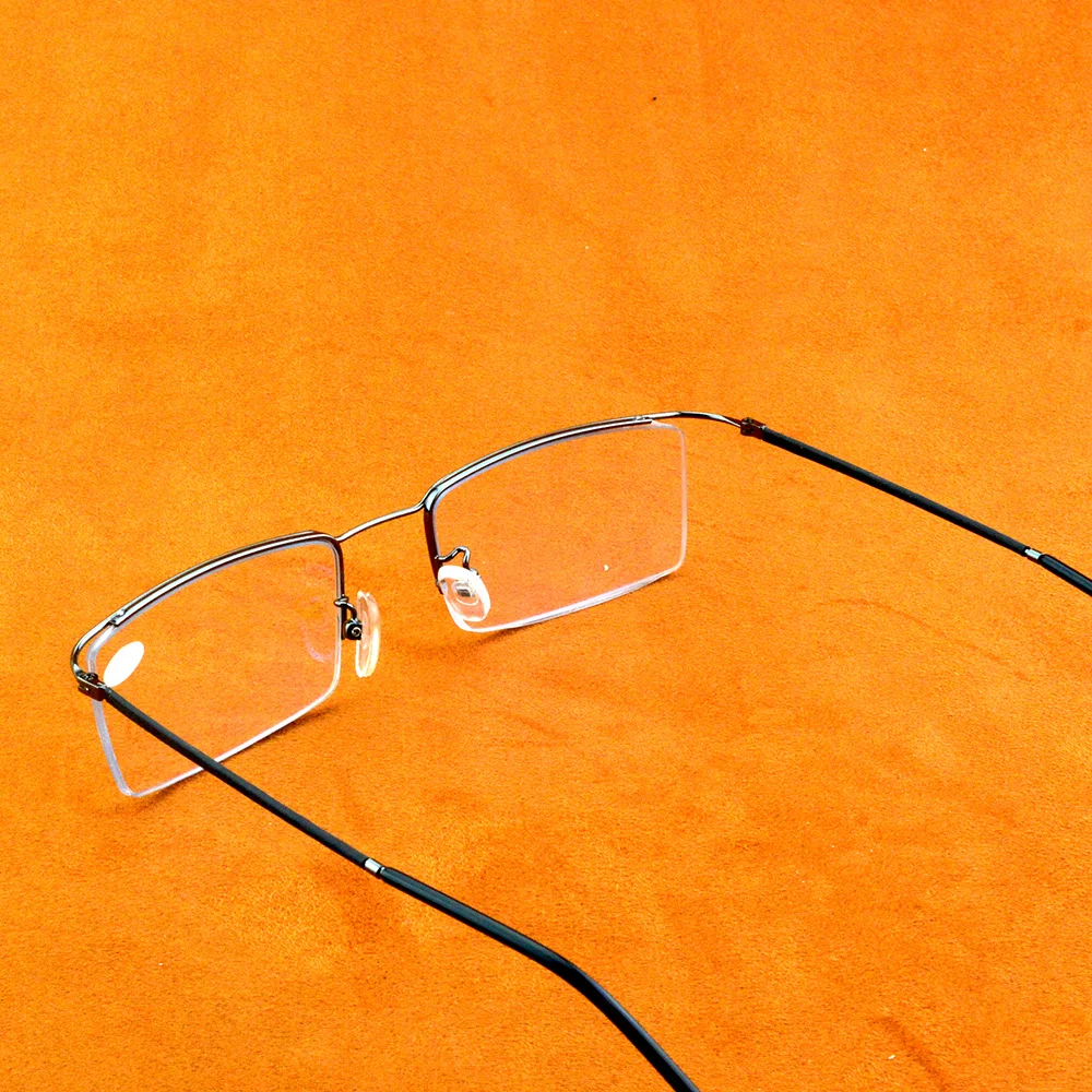 Titanium Alloy Business Men For Intelligence Progressive Multifocal Commercial Reading Glasses Bifocal +1 +1.5 To +4