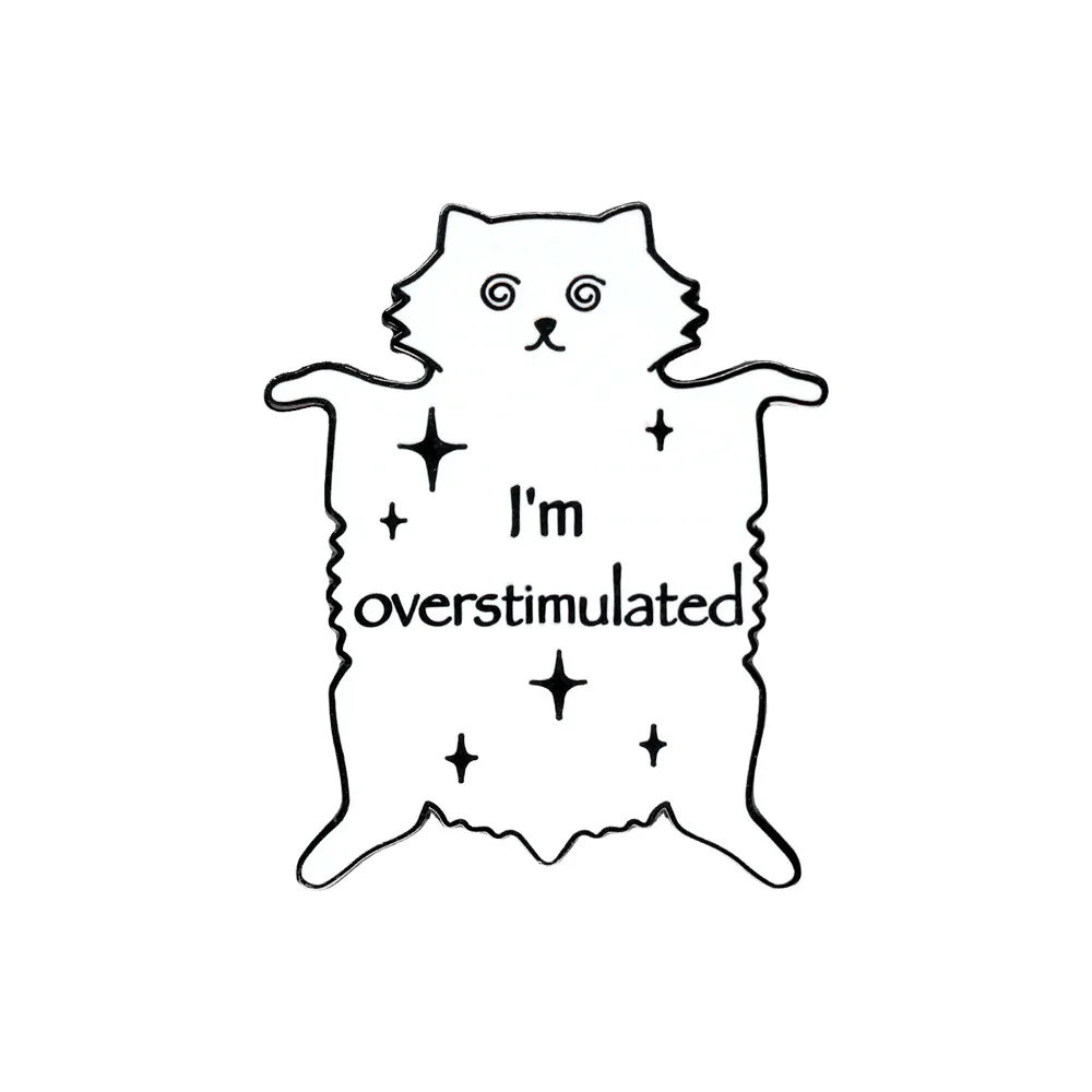 

A3826 Cute Cat Badges Lapel Pins for Backpacks Metal Enamel Pin Kawaii Brooches for Women Fashion Jewelry Accessories Gifts