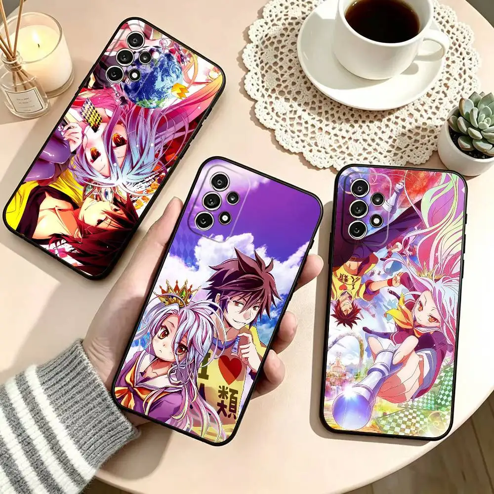 No G-Game No L-Life Cool Phone Case For Samsung S25,S24,S21,S22,S23,S30,Ultra,S20,Plus,Fe,Lite,Note,10,Black Cover