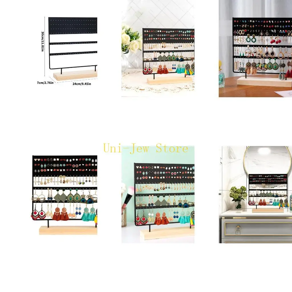 

40 ГБ подставка для сережек, 3-уровневая подставка для ушей, органайзер для ювелирных изделий, серьги-гвоздики, держатель для с