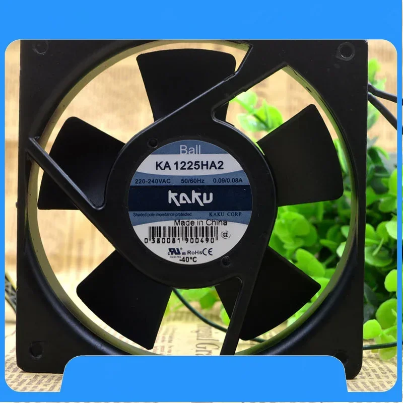 

Новый охлаждающий вентилятор KAKU KA1225HA2 220 В 0,10 А 12025 Охлаждающий вентилятор Электрический вентилятор для шкафа Радиатор процессора