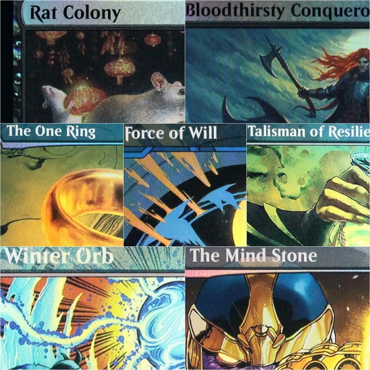

Foil SLD/SOA/SOC "Talisman of Conviction/Force of Will" TCG Magical Proxy Top Quality Cards Gathering Proxy trading card game
