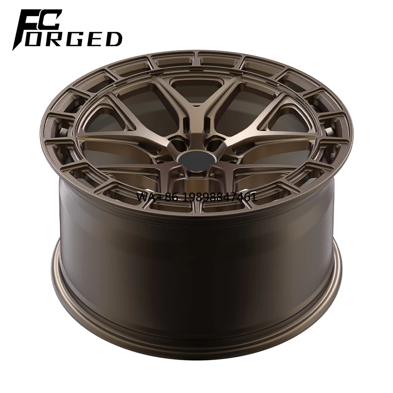

Low MOQ One Piece Machine Face 19 Inch Multi Spoke 5x114.3 Forged Alloy Aluminum Wheels Rims for GSF